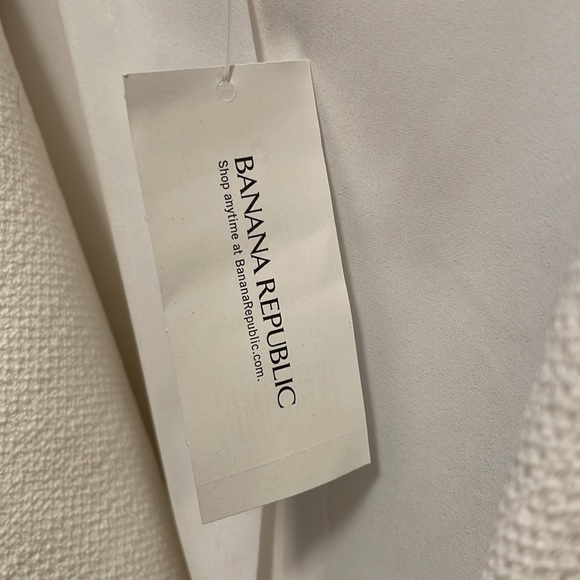 Cream Colored Banana Republic Moto Jacket - Picture 8 of 8